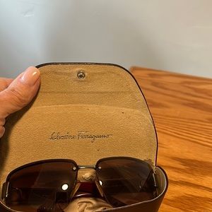 Sunglasses , Salvatore Ferragamo . Color brown. Brand new,